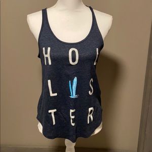 Hollister Blue Tank Top Tshirt Small